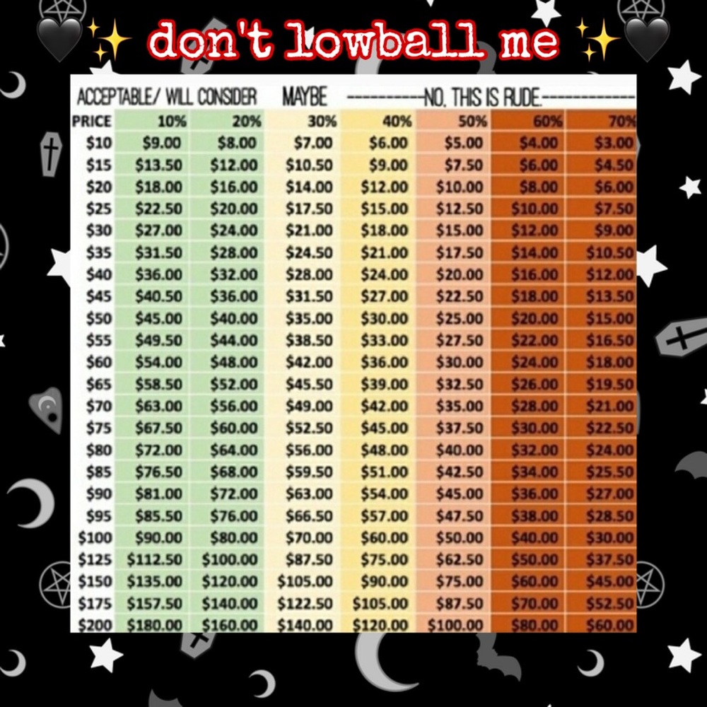 🦇 how to make an offer 💖